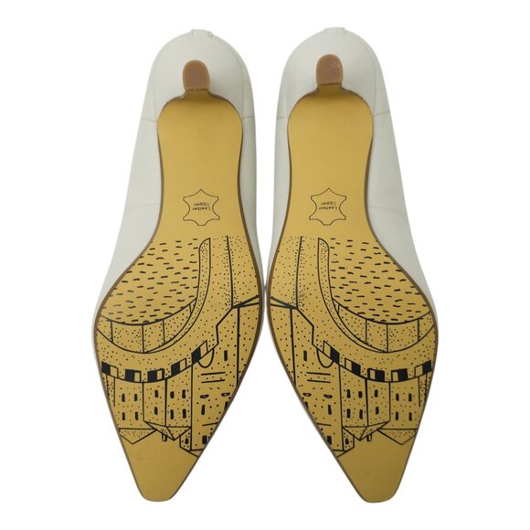 Bella Vita WOW Bone Pump Womens Size 6.5 W Kitten Heel Leather Kidskin NEW - Picture 7 of 15